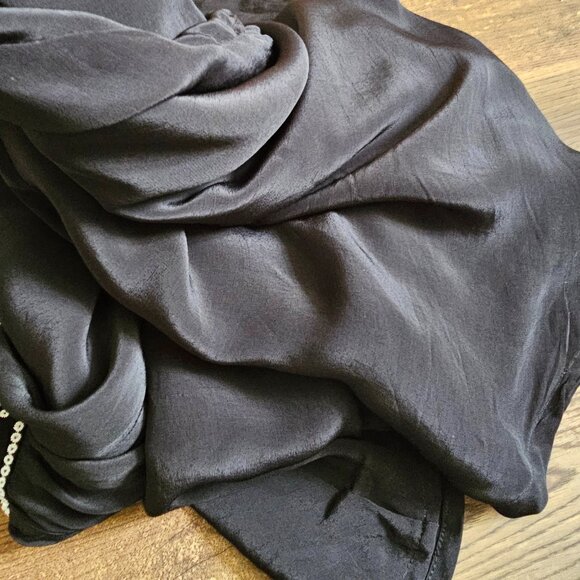 NWT!! Solid & Striped Ariel Flowy Sleeveless Midi Dress With Pockets M Blackout - Picture 10 of 14